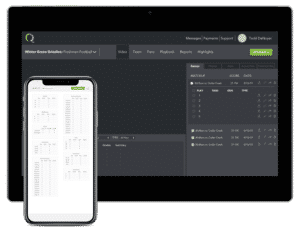 QwikCut Software a screenshot of what the qwikcut software looks like on a tablet and mobile phone